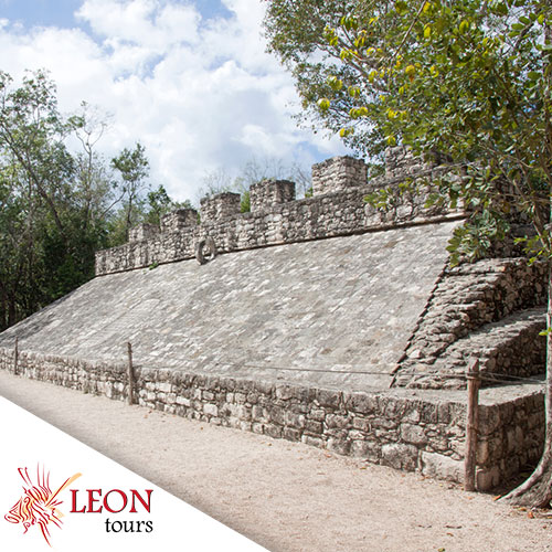 Ball Court in Coba private excursions