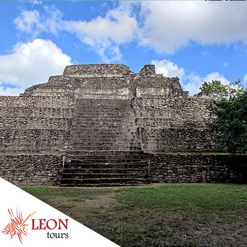 Ausflug Maya Ruinen von Chacchoben Pyramide