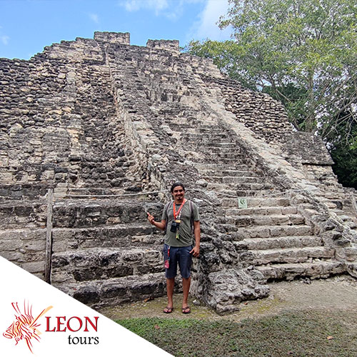 Tour Chacchoben pyramid Maya Ruins